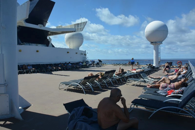 Aft sun deck on Celebrity Summit