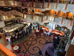 Carnival Liberty Flowers Lobby picture