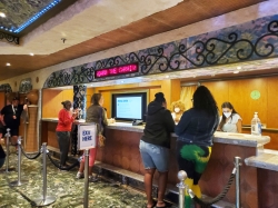 Carnival Liberty Flowers Lobby picture