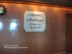 Crown Princess Michelangelo Dining Room picture