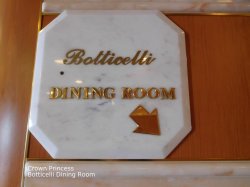 Crown Princess Botticelli Dining Room picture