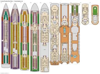 Carnival Paradise deck plans