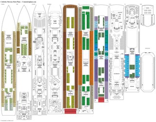 Celebrity Mercury deck plans