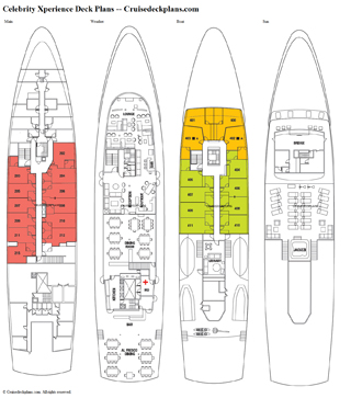 Celebrity Xperience deck plans