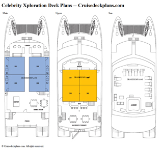 Celebrity Xploration deck plans