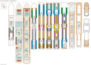 Coral Princess deck plans