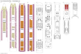 Costa Celebration deck plans