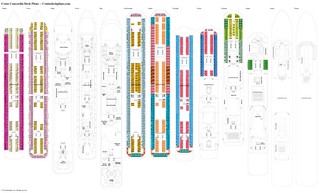 Costa Concordia deck plans