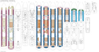 Costa Diadema deck plans