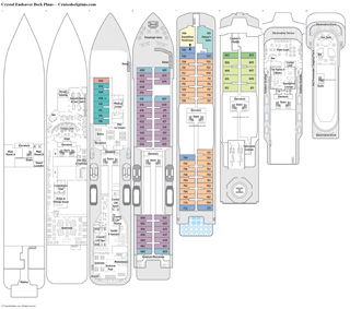 Crystal Endeavor deck plans