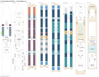 Crystal Symphony deck plans