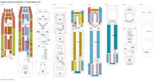 Empress of the Seas deck plans