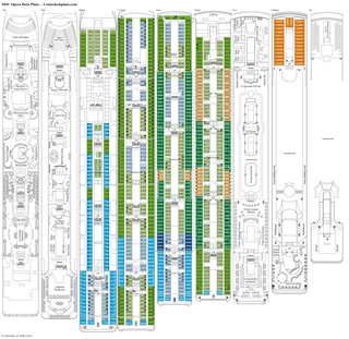 MSC Opera deck plans