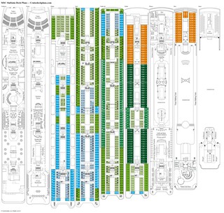 MSC Sinfonia deck plans