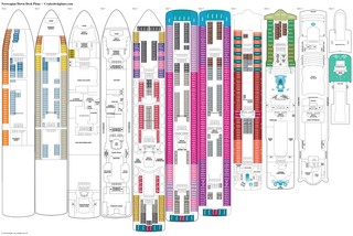 Norwegian Dawn deck plans