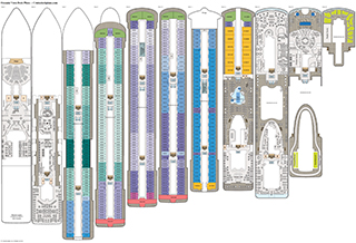 Oceania Vista deck plans