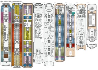 Pacific Aria deck plans