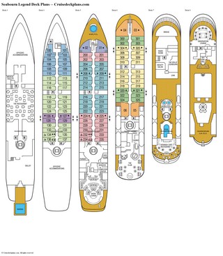 Seabourn Legend deck plans