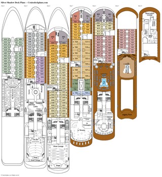 Silver Shadow deck plans