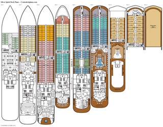 Silver Spirit deck plans