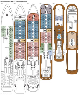 Silver Wind deck plans