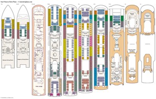 Sun Princess II deck plans