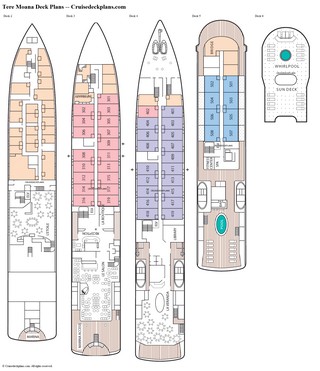 Tere Moana deck plans