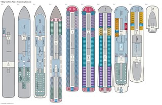 Viking Sea deck plans