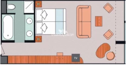 Serene Junior Suite diagram