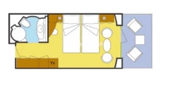 Costa Victoria Balcony Layout