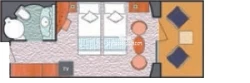 Costa Victoria Balcony Layout