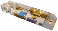 Family Verandah Stateroom diagram