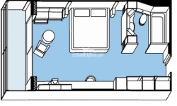 Deluxe Verandah Suite diagram