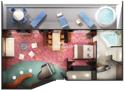 Grand Balcony Suite diagram