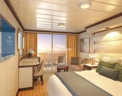 Royal Princess III Deluxe Balcony Layout