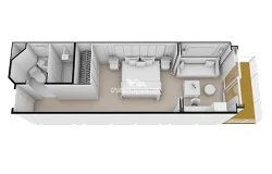 Seven Seas Splendor Veranda Layout