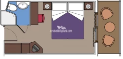 MSC Lirica Balcony Layout