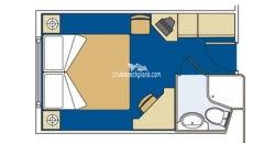 MSC Lirica Oceanview Layout