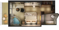 The Haven Suite diagram