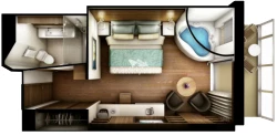 The Haven Suite diagram