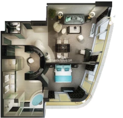 Haven Deluxe Owners Suite diagram