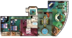 Norwegian Jade Garden Villa Layout