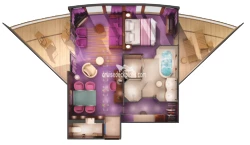 Norwegian Jade Deluxe Owners Suite Layout