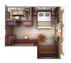 Deluxe Veranda Suite diagram