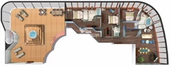 Norwegian Dawn Garden Villa Layout