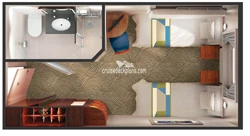 Norwegian Dawn Oceanview Layout