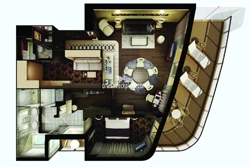 The Haven Deluxe Owners Suite diagram