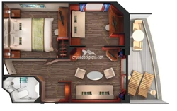 2-Bedroom Family Suite diagram