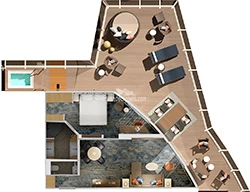 Presidential Suite diagram