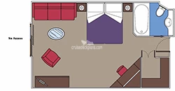 Panoramic Window Suite diagram